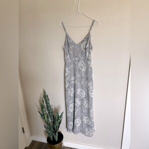 Leith Floral Midi Full Length Dress Gown